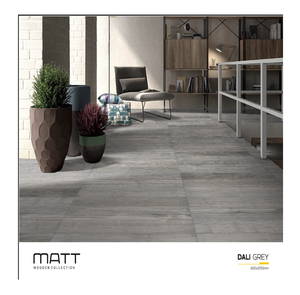 กระเบื้องปูพื้นลายไม้ ขนาด 600x1200 มม. ผิวมันเงา สำหรับใช้ภายในอพาร์ทเมนต์ - Product Image 2