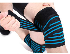 ผ้าพันเข่าสำหรับออกกำลังกายที่รัดเข่าผ้ายืดได้ตามต้องการ - Product Image 4