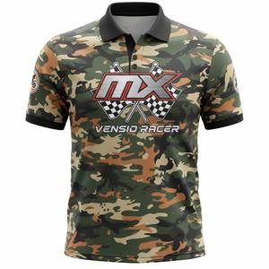 Polos de moto imprimés respirants Pit Crew % Polyester Sportswear pour hommes-Couleurs personnalisables et logo à séchage rapide - Product Image 6