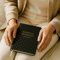 Journal des moments de pleine conscience LABON, carnet relié pour la réflexion sur la pleine conscience, la gratitude quotidienne, le soin de soi et la croissance personnelle