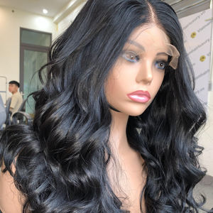 Pelucas naturales onduladas hechas de cabello humano 100% Real vietnamita, precio al por mayor - Product Image 1