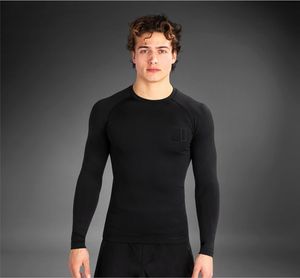 Rashguard Jiu Jitsu MMA BJJ personnalisé, t-shirt de compression à manches courtes, rashguard avec logo personnalisé, vente en gros, fabriqué en spandex pour hommes - Product Image 2