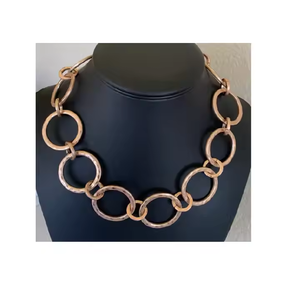 À la mode moderne et traditionnel en laiton collier en or bijoux pour femmes à la main pendentif de mariage de haute qualité vente en vrac - Product Image 5