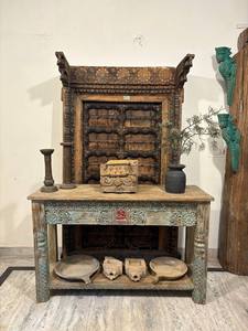 Photophore en bois rustique fabriqué à la main pour la décoration intérieure mariage Spa école Table pièce maîtresse bougeoir pour salon - Product Image 6