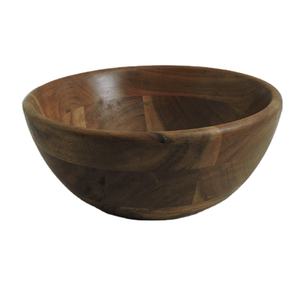 Personnalisé À La Main En bois Sec Bol à Fruits Décoratif En Bois de Manguier Marron Couleur Bol de Service Disponible À Bas Prix - Product Image 1