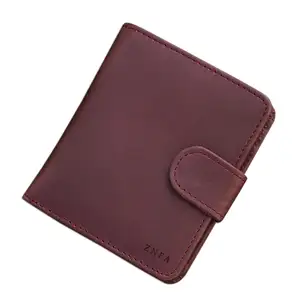 Dompet kulit asli uniseks beberapa kantung, dompet kulit desain terbaik untuk pria dan wanita