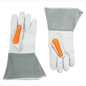 Nuevos guantes de trabajo de seguridad resistentes a impactos de cuero para reparación, protección, guantes de trabajo de aparejo - Product Image 6