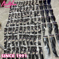 NewWave Lot de Cheveux Vierges 100% Non Traités, Couleur Naturelle, Double Tirage, Qualité 9A-15A, Origine Vietnamienne et Cambodgienne, Vente en Gros