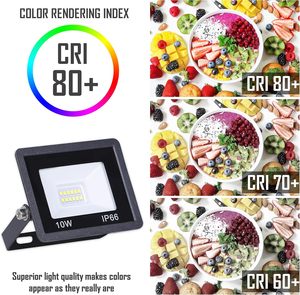 Clar năng lượng mặt trời ngoài trời dẫn đèn pha IP66 10W-200W Spotlight không thấm nước cho sân vườn hoặc mặt tiền - Product Image 5