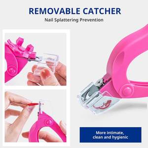 U-Shaped Acrylic <b>Nail</b> Tip Cutter Clipper for Manicure Pedicure Cuticle Care Steel Baby-Safe Beauty Tool - Product Image 5