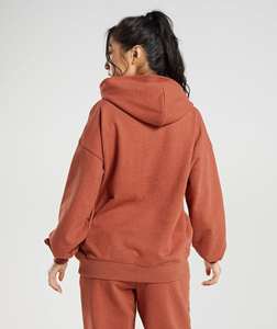 Tenues de jogging décontractées 2 pièces personnalisées pour femmes ensemble de survêtements en polaire à manches longues hiver logo personnalisé grande taille - Product Image 6