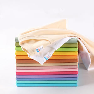 Venta al por mayor barato de alta calidad 200g de algodón peinado camiseta Unisex cuello redondo logotipo personalizado manga corta Camiseta lisa para los hombres - Product Image 4