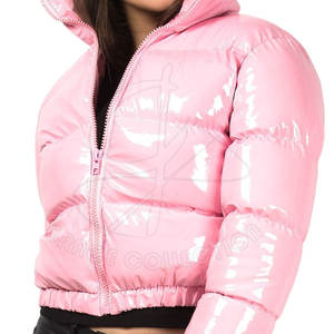 Chaquetas acolchadas de invierno largas ajustadas Color personalizado Top corto de alta calidad Chaquetas de mujer hechas en Pakistán - Product Image 4