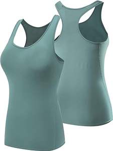 Top Deportivo de Verano 2024, Informal, para Fitness, Ropa Deportiva para Mujer, Color Sólido, Tejido Transpirable, de Alta Calidad, para Gimnasio y Yoga - Product Image 4