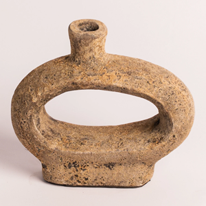 Mini Olla Ovalada de Cerámica Lubang - Product Image 1