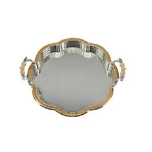 Platos de servidor de desayuno Bandeja de madera Gran oferta Bandeja decorativa hecha a mano para el hogar Cocina Catering Uso Bandejas para servir alimentos - Product Image 4