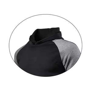 Survêtement en molleton unisexe en coton épais pour hommes, survêtement décontracté avec logo personnalisé, ensemble sweat-shirt et jogging uni pour hommes - Product Image 2