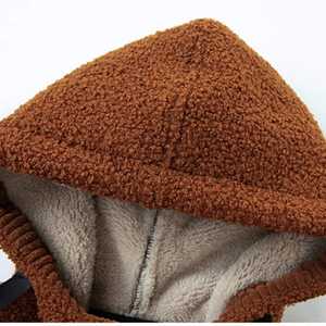 Sweat-shirt à capuche surdimensionné pour homme, en polaire respirante et moelleuse, écologique, imperméable, fabriqué au Pakistan, teinture unie, pour l'hiver - Product Image 5