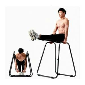 Barra paralela extraíble con correa de suspensión para calistenia, dominadas, salsas, flexiones y ejercicios multifuncionales - Product Image 2