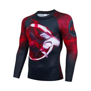 Buena calidad Fight Training Rash Guard Sublimación personalizada Hombres Rash Guard en precio razonable para hombres - Product Image 2