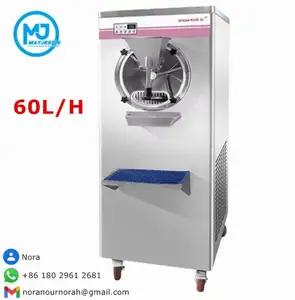 220V Air Cooled Floor Model Soft Serve Ice Cream Machine Snow Ice Cream Machine Wooden Case Frozen Yogurt Machine 30-35 Liters