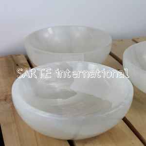 Premium Natural Gemstone Carved Bowl Wholesale Supplier Alibaba Healing Crystal Charging Meditation Home Decor <b>Yoga</b> Reiki <b>Gift</b> - Product Image 6