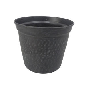 Jardinière ronde en fer avec noir rouillé utilisable pour les fournitures de jardin décoratives pour la maison arrosage des pots de fleurs et des jardinières - Product Image 2