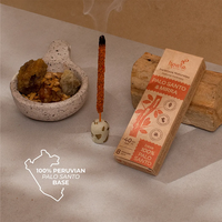 Paquete al por Mayor de Incienso de Palo Santo y Mirra Enrollado a Mano, Resina Natural sin Carbón, Madera Sagrada Cálida para Yoga Espiritual, Perú