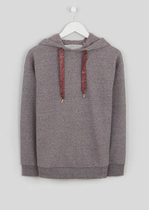 Sudadera con Capucha Extra Grande de Felpa para Mujer, Sudadera Larga de Algodón, Ropa Urbana de Talla Grande - Product Image 4