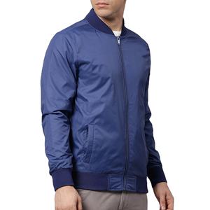 Prix de gros personnalisé blousons bombardier grande taille légers pour hommes blousons bombardier respirant de couleur unie pour hommes pour homme - Product Image 3