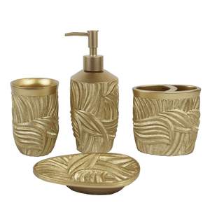 Juego de Baño de Metal Resistente, Accesorios para el Hogar de Alta Resistencia, Accesorios para Baño, Toallero, Jabonera, Portacepillos de Dientes, Bandeja de Almacenamiento - Product Image 2