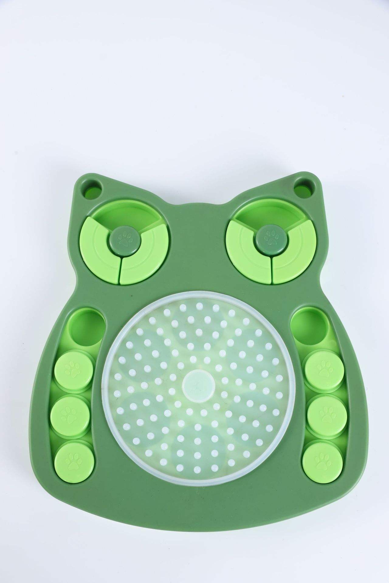 จานอาหารสีเขียว