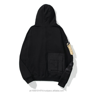 เสื้อฮู้ดเทอร์รี่เทอร์รี่มีฮู้ดพิมพ์ลายนูนหนาแบบสวมหัวมีเชือกรูดหนา500gsm สไตล์เกาหลีสำหรับผู้ชาย