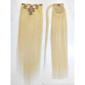 Extensiones de cabello indio virgen con CLIP, extensiones de cabello 100% sin procesar, largo, suave y grueso, Clip en extensión de cabello - Product Image 5