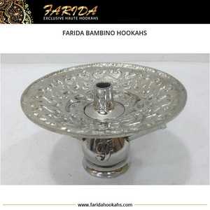 Bambino Farida Un Kilogramme De Luxe Mini Narguilé Ensemble En Laiton Massif Dessus De Table Shisha Plateau Miroir Verre Designer En Laiton Lourd De Luxe - Product Image 4