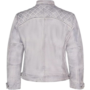 Chaqueta de Cuero Genuino de Alta Calidad 2026 para Hombre, Nueva Chaqueta de Cuero de Borrego Lisa y Moderna para Hombre, Servicio OEM - Product Image 3