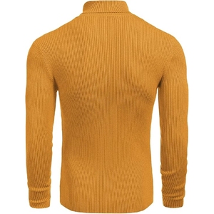 Vente en gros de pull tricoté chaud d'hiver à manches longues pour hommes, pull en polyester anti-rétrécissement respirant et confortable - Product Image 2