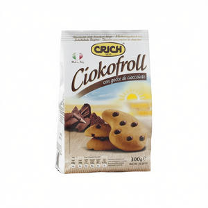 Ciokofroll Crich G.300X12pz Galletas Dulces de Chocolate 300g Paquete de 12 Piezas Textura Semiblanda Forma Ovalada en Bolsa - Product Image 2