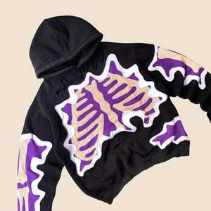 เสื้อฮู้ดดี้ผู้ชายคุณภาพสูง ผ้าฝ้าย 100% ซับในอย่างดี ระบายอากาศได้ดี เป็นมิตรกับสิ่งแวดล้อม น้ำหนัก 400GSM ทรงโอเวอร์ไซส์ สำหรับงานสั่งทำพิเศษ - Product Image 5