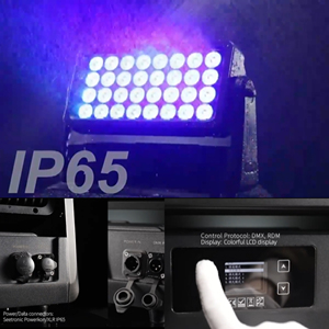 32*30W DMX512 IP65 RGBW 4in1 LED máy giặt tường DJ Sân khấu đám cưới màu sắc thành phố ngoài trời Lũ lụt dẫn rửa ánh sáng - Product Image 2