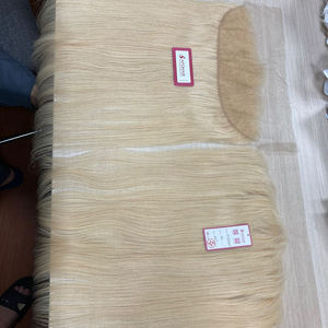 100% ใสสำหรับวิกผมสีบลอนด์13x4 13X6 HD ผมเรมี่ผมธรรมชาติแบบคู่ - Product Image 1