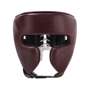 2025 sur mesure en cuir de haute qualité en cuir véritable de haute qualité protège-tête MMA formation protecteur de tête Top vente protège-tête - Product Image 1