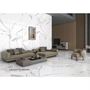 Moderne 800x1600mm Finition brillante Veines blanches Onyx Glacé Porcelaine polie Carreaux de sol mural 160x80 cm Intérieur en céramique - Product Image 6