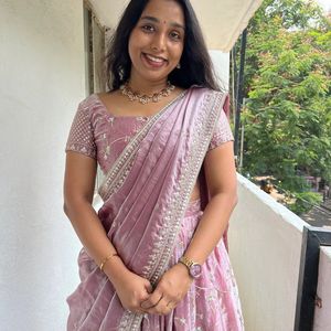 Lehenga Choli de Seda Espacial de Alta Calidad para Mujer, Bordado Zari Dori con Lentejuelas, para Bodas y Fiestas, con Interior de Microalgodón, Hecho en India - Product Image 4