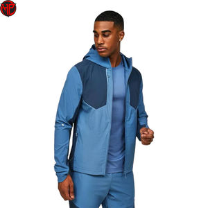 ชุดวอร์มเล่นกีฬาของผู้ชายชุดวอร์มกันลมสำหรับใส่กลางแจ้งกันน้ำพร้อมวัสดุเนื้อผ้าสำหรับฤดูหนาว - Product Image 4