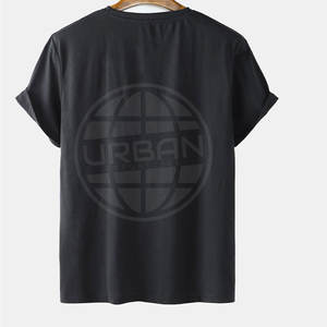 T-shirt en coton tricoté sur mesure, coupe classique, 100 % coton, respirant, écologique, logo imprimé, grandes tailles, prix de gros - Product Image 2