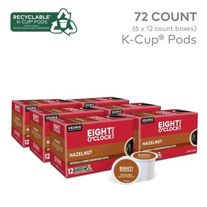 Café Eight O'Clock con Nuez, Cápsulas de Café Individuales K-Cup, Tueste Medio, 72 Unidades - Product Image 6