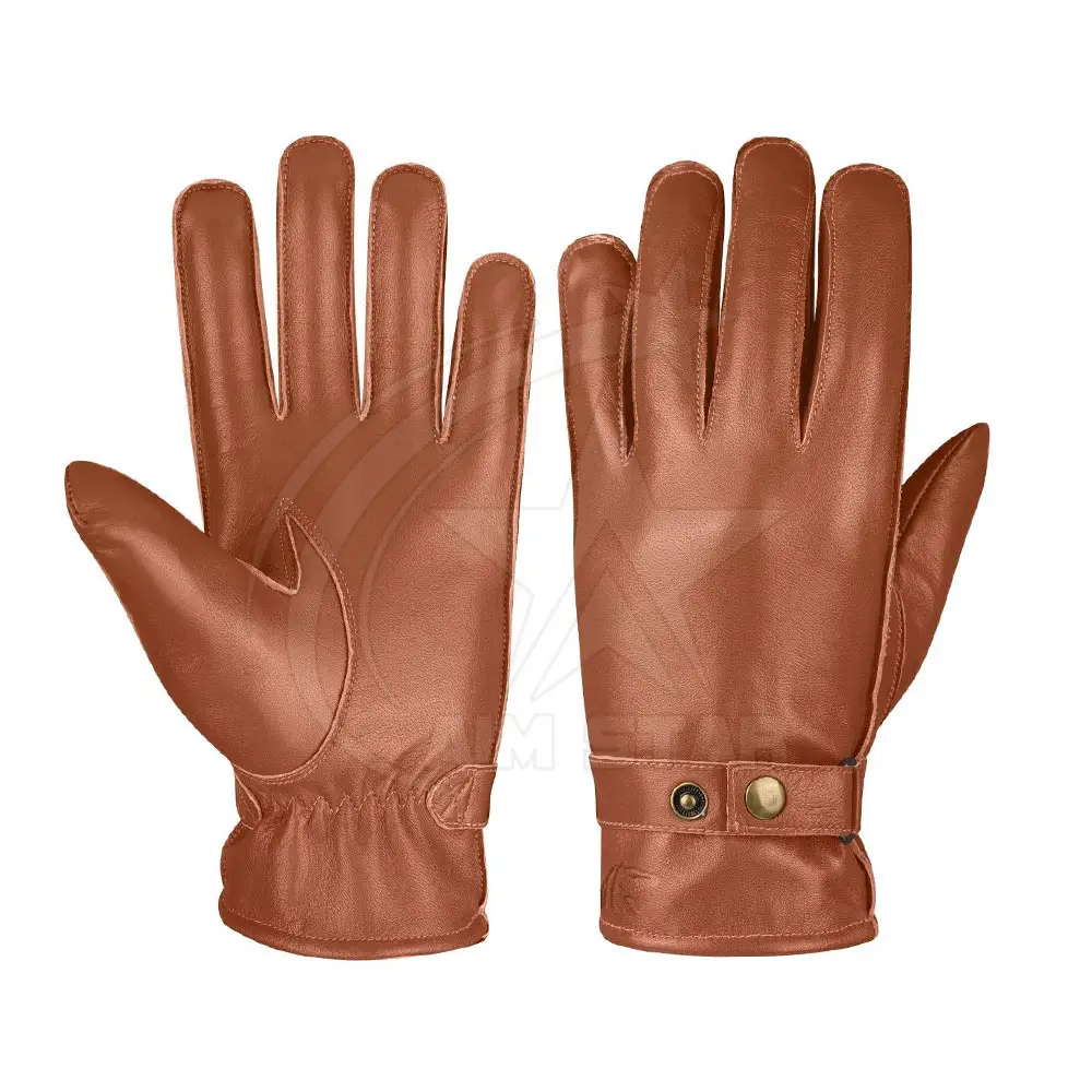 Nouveaux gants de mode pour hommes en cuir véritable de saison d'hiver doux/vente en gros de gants en cuir de conduite pour hommes du Pakistan