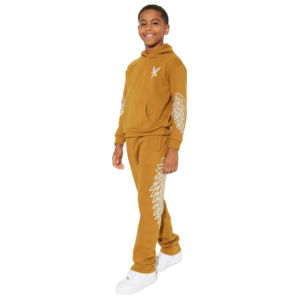 DEPORTES Más vendido Diseños personalizados Fabricación 100% Algodón Fleece Chándales para jóvenes Niños 10 a 12 años Chándales Invierno - Product Image 1