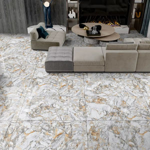 Carreaux sans fin en porcelaine brillante 600x1200 Grand format 24x48 Carreaux de mur et de sol polis de qualité supérieure Collection d'exportation élégante et durable - Product Image 1